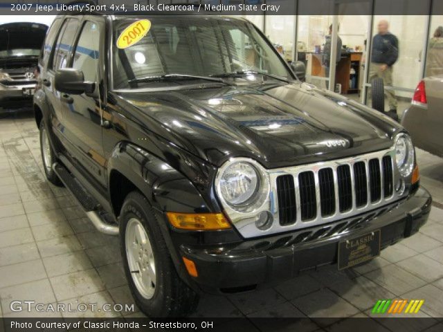 2007 Jeep Liberty Sport 4x4 in Black Clearcoat