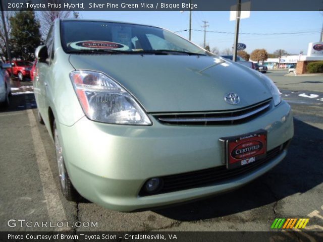 2007 Toyota Prius Hybrid in Silver Pine Green Mica