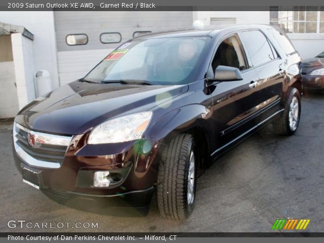 2009 Saturn Outlook XE AWD in Garnet Red