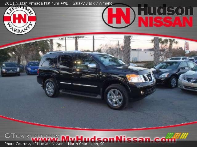 2011 Nissan Armada Platinum 4WD in Galaxy Black