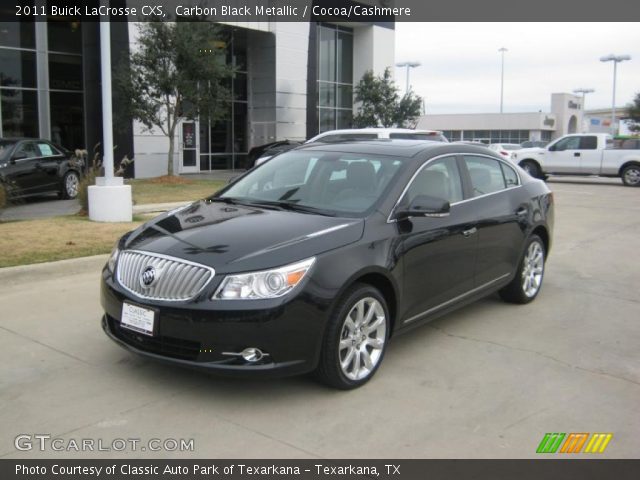 2011 Buick LaCrosse CXS in Carbon Black Metallic