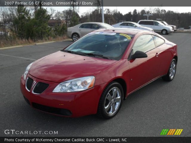 2007 Pontiac G6 GT Coupe in Crimson Red