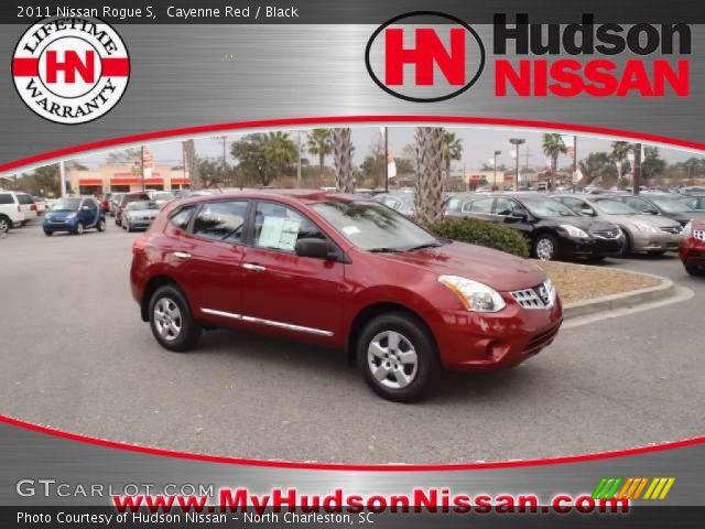 2011 Nissan Rogue S in Cayenne Red