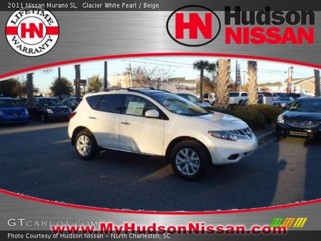 2011 Nissan Murano SL in Glacier White Pearl