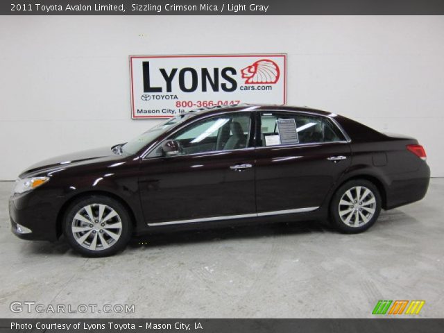 2011 Toyota Avalon Limited in Sizzling Crimson Mica