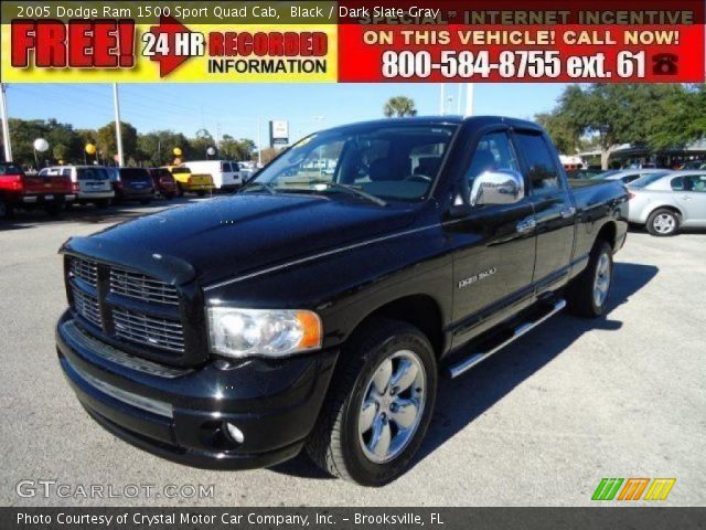 2005 Dodge Ram 1500 Sport Quad Cab in Black