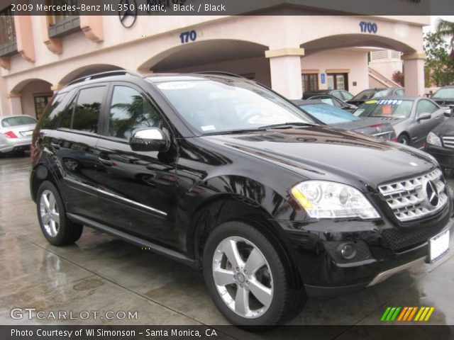 2009 Mercedes-Benz ML 350 4Matic in Black