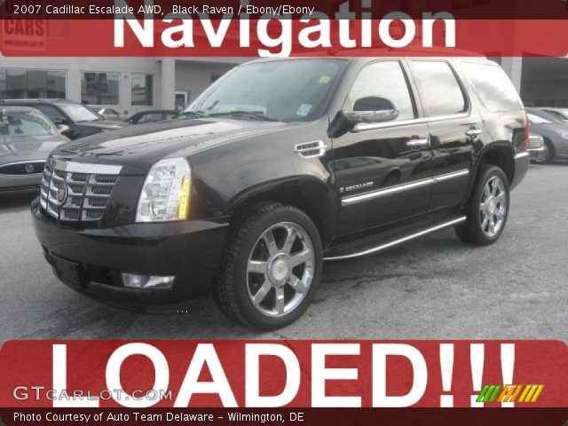 2007 Cadillac Escalade AWD in Black Raven