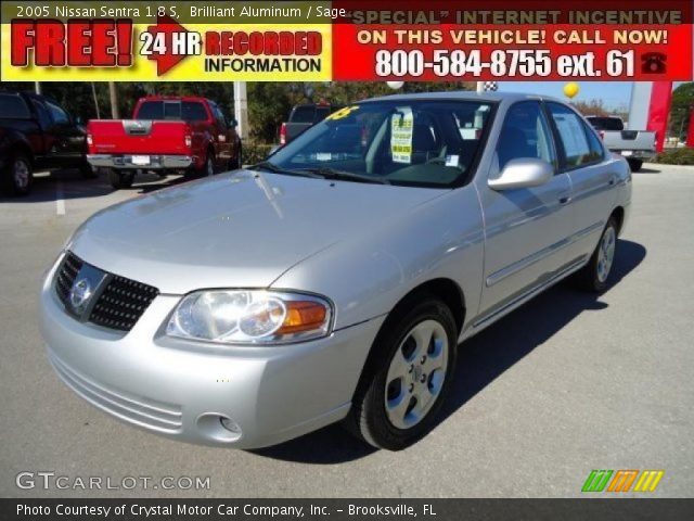 2005 Nissan Sentra 1.8 S in Brilliant Aluminum