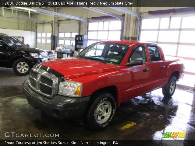 2006 Dodge Dakota ST Quad Cab 4x4 in Flame Red