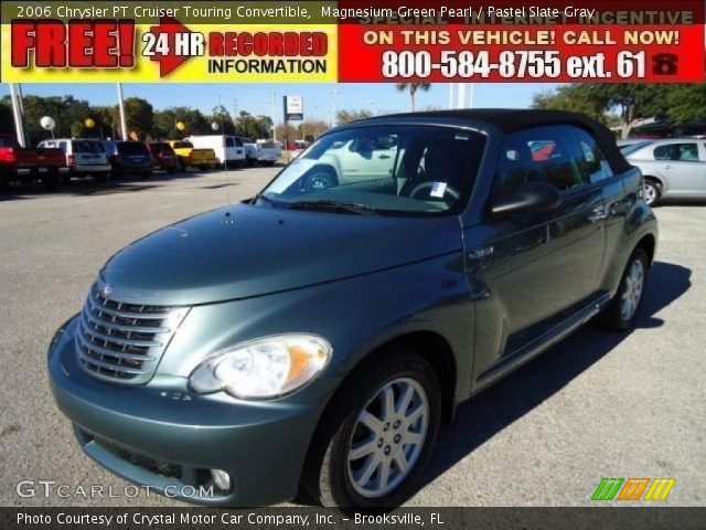 2006 Chrysler PT Cruiser Touring Convertible in Magnesium Green Pearl