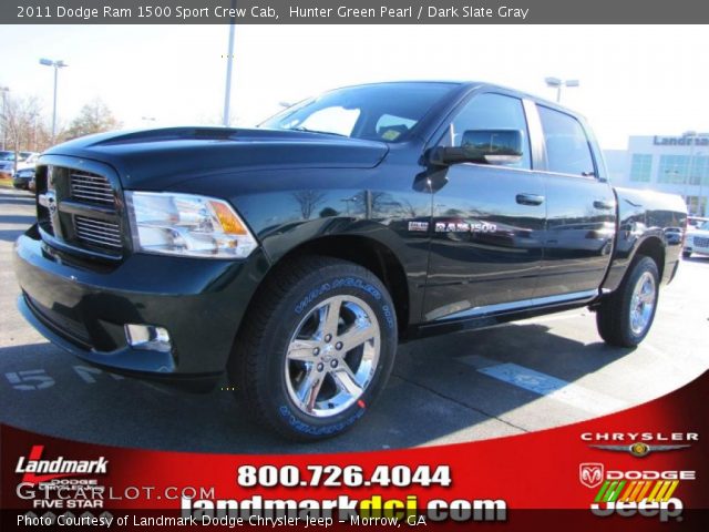 2011 Dodge Ram 1500 Sport Crew Cab in Hunter Green Pearl