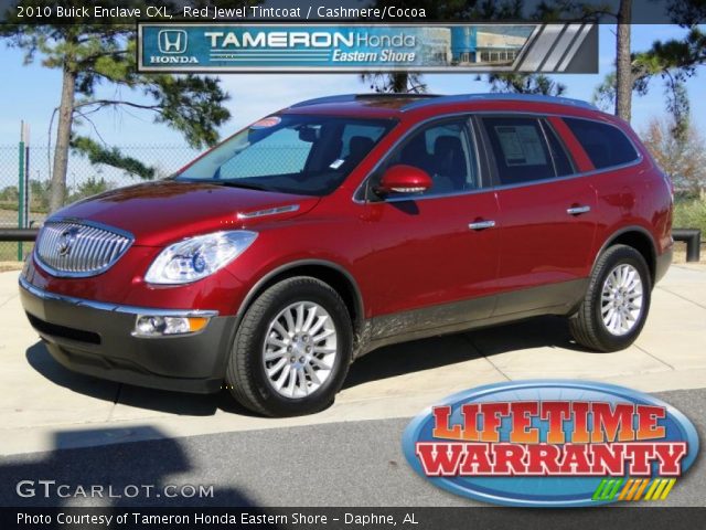 2010 Buick Enclave CXL in Red Jewel Tintcoat