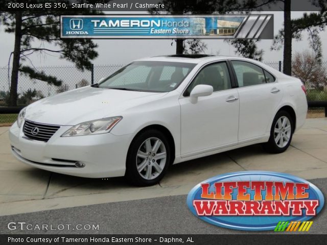 2008 Lexus ES 350 in Starfire White Pearl