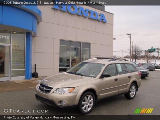 2008 Subaru Outback 2.5i Wagon in Harvest Gold Metallic