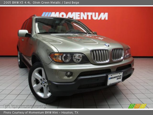 2005 BMW X5 4.4i in Olivin Green Metallic