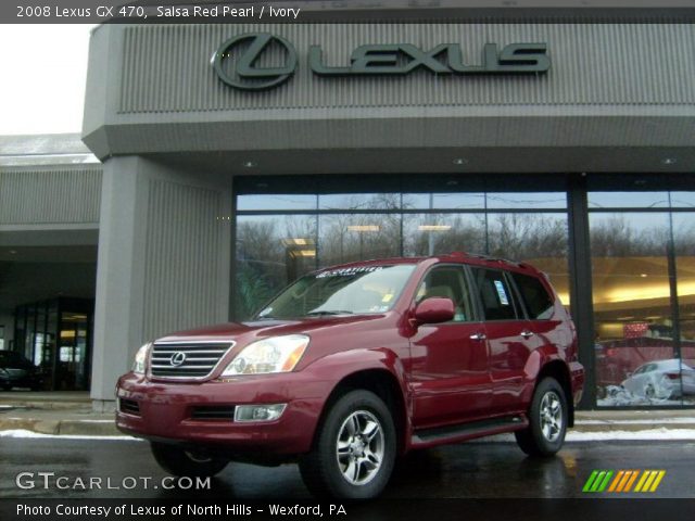 2008 Lexus GX 470 in Salsa Red Pearl