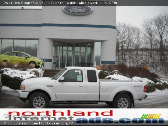 2011 Ford Ranger Sport SuperCab 4x4 in Oxford White