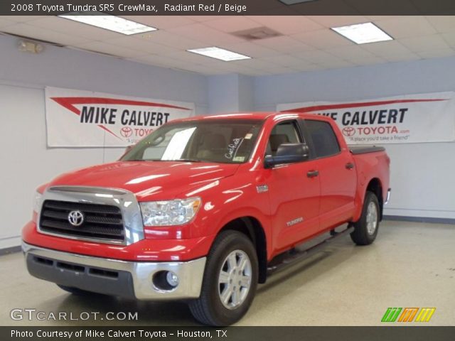 2008 Toyota Tundra SR5 CrewMax in Radiant Red