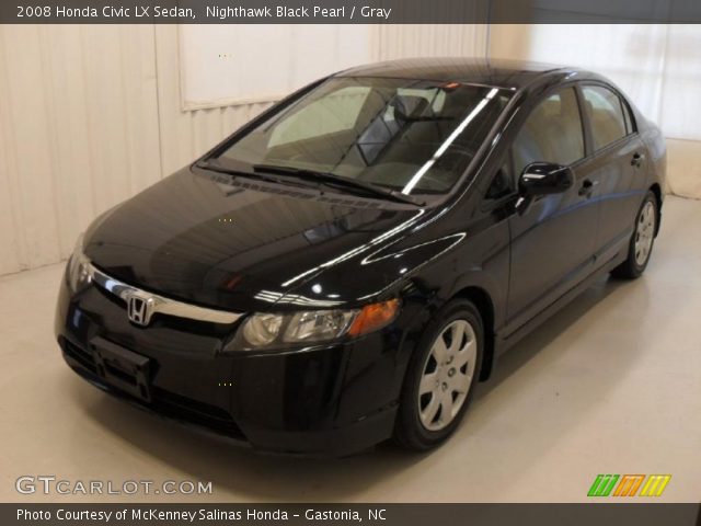 2008 Honda Civic LX Sedan in Nighthawk Black Pearl