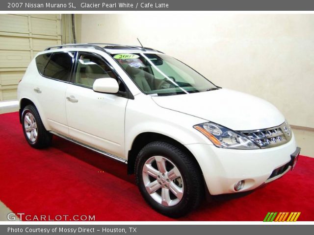 2007 Nissan Murano SL in Glacier Pearl White