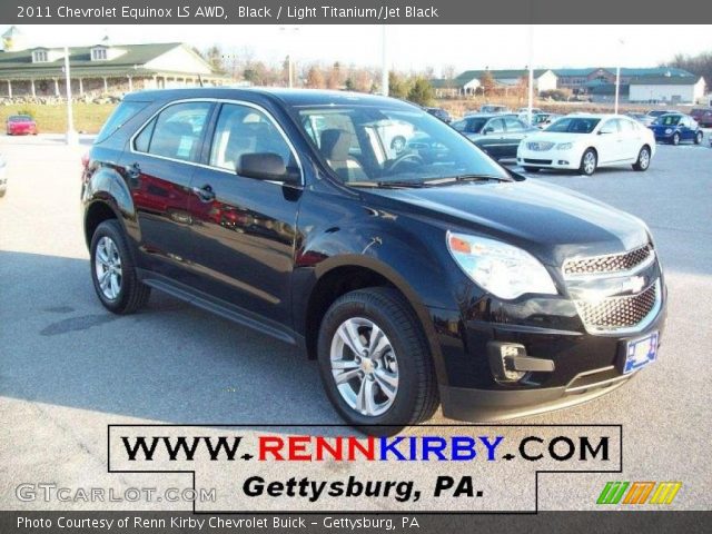 2011 Chevrolet Equinox LS AWD in Black