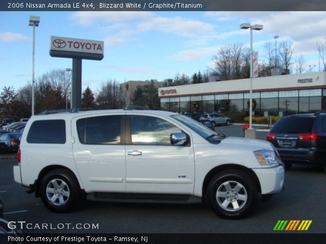 2006 Nissan Armada LE 4x4 in Blizzard White