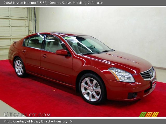2008 Nissan Maxima 3.5 SE in Sonoma Sunset Metallic