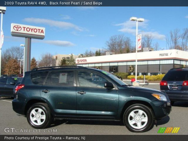 2009 Toyota RAV4 4WD in Black Forest Pearl