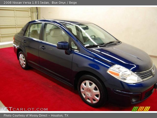 2008 Nissan Versa 1.8 S Sedan in Blue Onyx