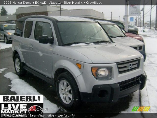 2008 Honda Element EX AWD in Alabaster Silver Metallic