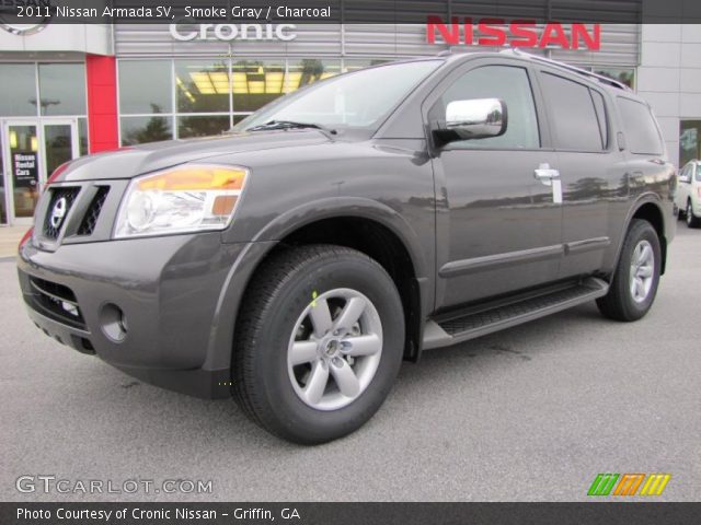 2011 Nissan Armada SV in Smoke Gray
