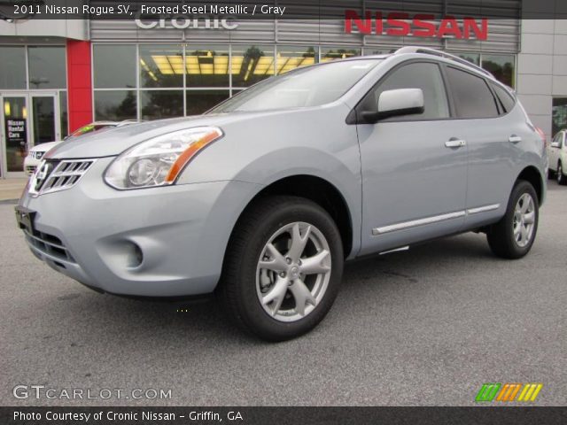 2011 Nissan Rogue SV in Frosted Steel Metallic