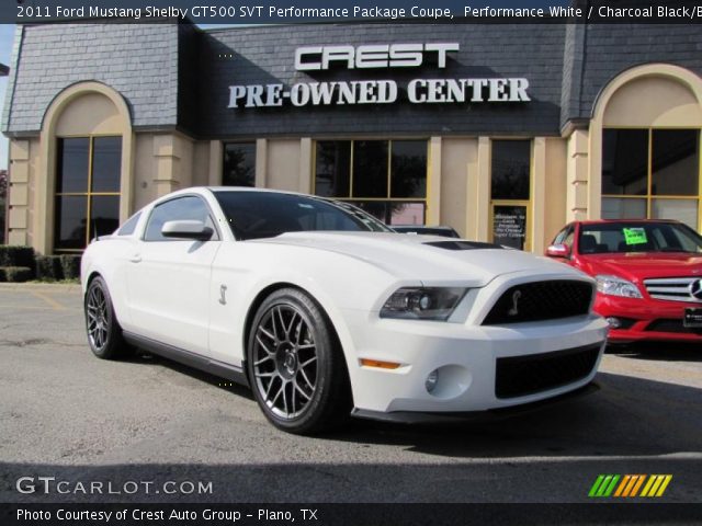 2011 Ford Mustang Shelby GT500 SVT Performance Package Coupe in Performance White