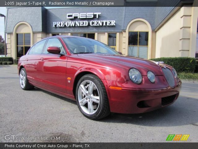 2005 Jaguar S-Type R in Radiance Red Metallic