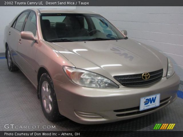 2002 Toyota Camry LE in Desert Sand Mica