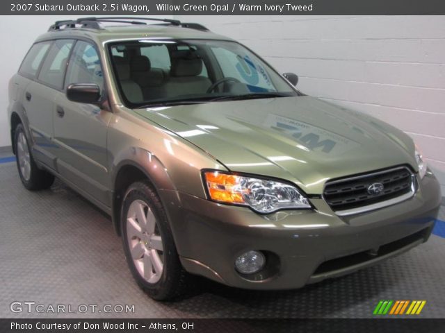 2007 Subaru Outback 2.5i Wagon in Willow Green Opal