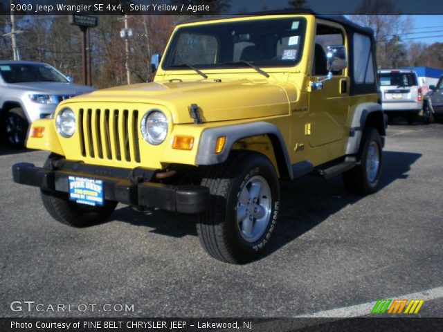 2000 Jeep Wrangler SE 4x4 in Solar Yellow