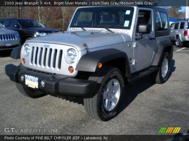 2009 Jeep Wrangler X 4x4 in Bright Silver Metallic