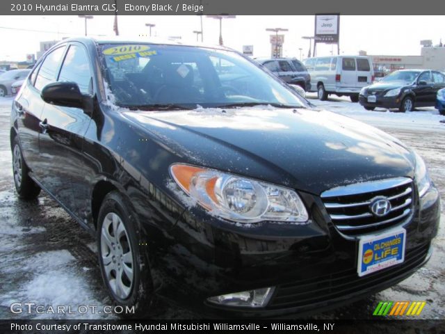 2010 Hyundai Elantra GLS in Ebony Black