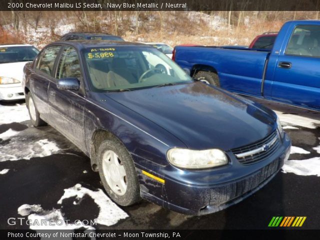 2000 Chevrolet Malibu LS Sedan in Navy Blue Metallic