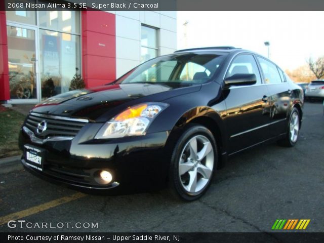 2008 Nissan Altima 3.5 SE in Super Black