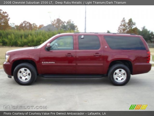 2008 Chevrolet Suburban 1500 LT in Deep Ruby Metallic