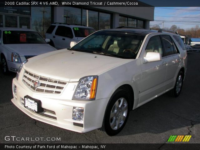 2008 Cadillac SRX 4 V6 AWD in White Diamond Tricoat