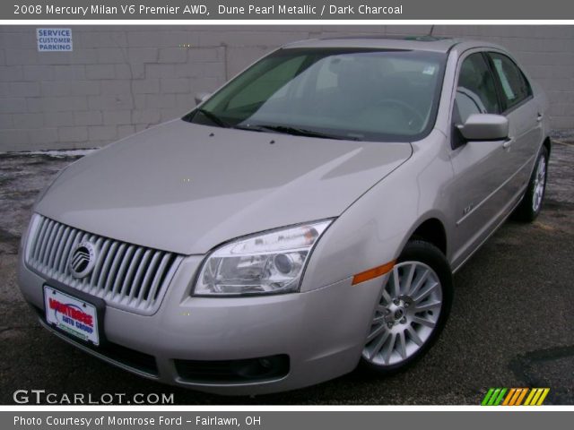 2008 Mercury Milan V6 Premier AWD in Dune Pearl Metallic