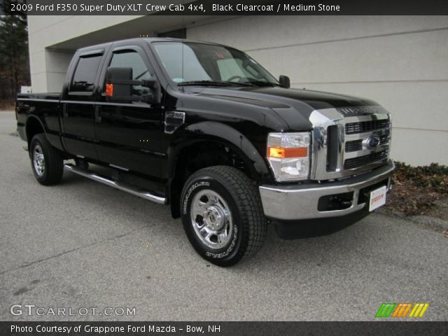 2009 Ford F350 Super Duty XLT Crew Cab 4x4 in Black Clearcoat