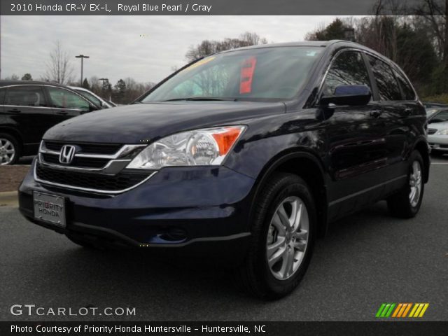 2010 Honda CR-V EX-L in Royal Blue Pearl