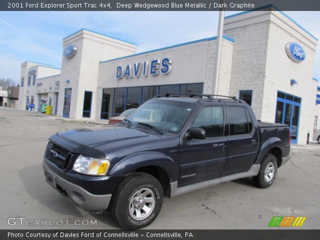 2001 Ford Explorer Sport Trac 4x4 in Deep Wedgewood Blue Metallic