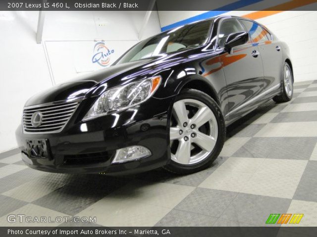 2007 Lexus LS 460 L in Obsidian Black