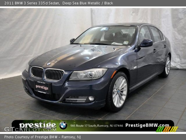 2011 BMW 3 Series 335d Sedan in Deep Sea Blue Metallic